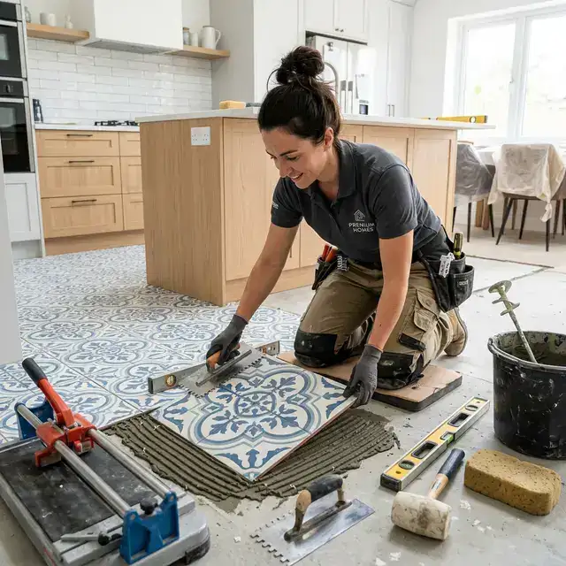 Afnan Professional Floor & Wall Tiling service in Dubai